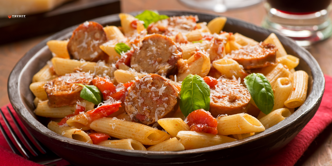 Smokin’ Goodness: Smoked Sausage Pasta Recipe with Truboy BBQ Smoked Sausages